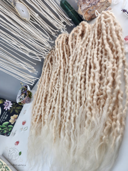 10 Double Ended 20-22" Blonde Dreadlocks